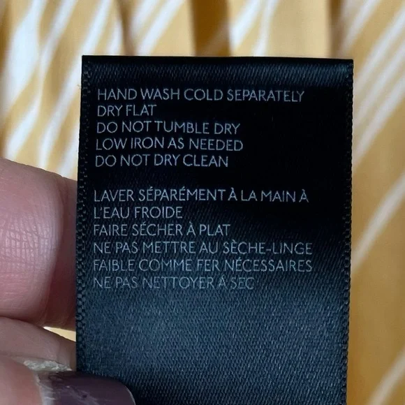 Faithful The Brand Yellow Striped Long Dress Size XS - Picture 13 of 13